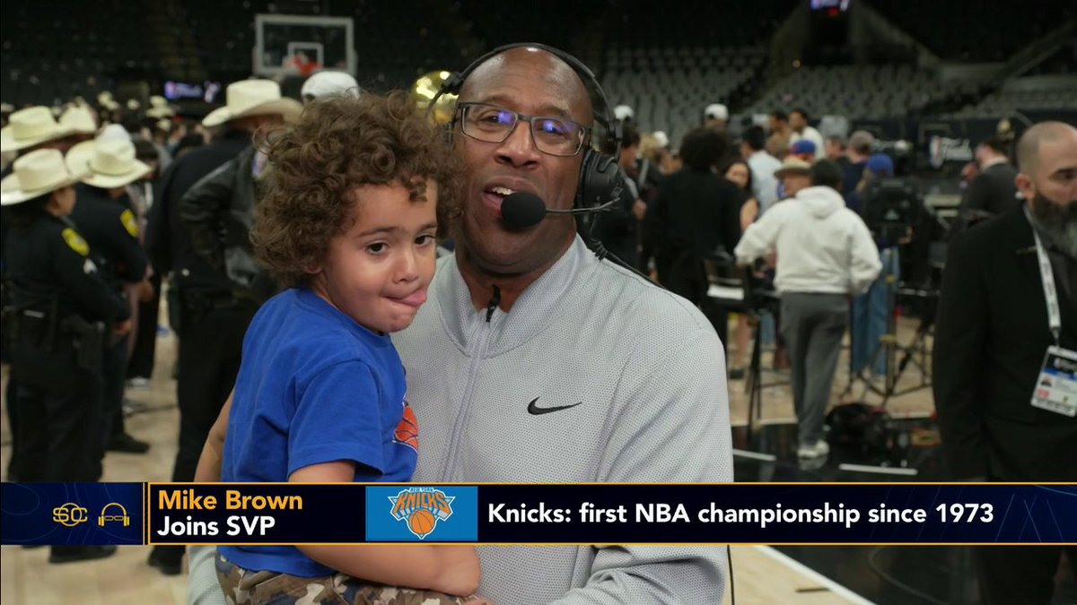 Mike Brown joins Scott Van Pelt on SportsCenter after leading the Knicks to their first championship in 53 years 🏆