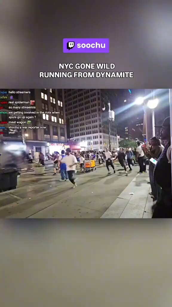 After the Knicks game tonight, to “celebrate” idiots were setting off dynamite in the streets.
