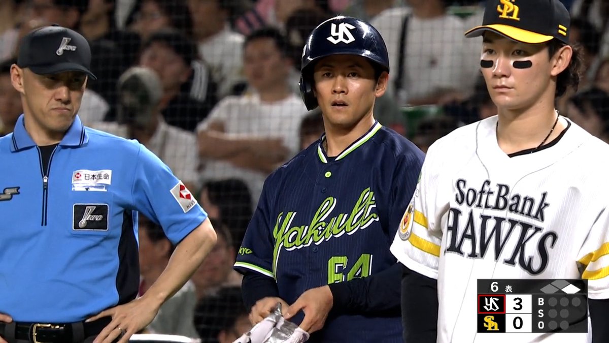 #岩田幸宏 俊足が光る✨ 強肩 #野村勇 でもさせない圧巻のスピード💨💨 #swallows #ベースボールLIVE で配信中[初月無料]