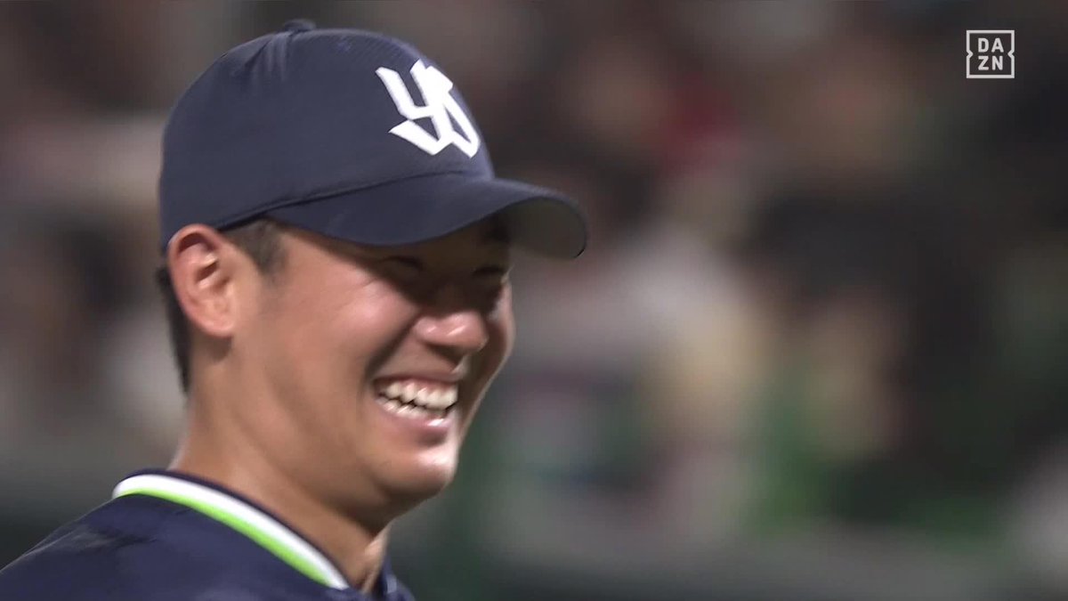 光輝く とびきりの笑顔が弾けた 7年目・奥川恭伸 プロ初完封勝利 <本日の成績> 回:9 球:111 安:5 振:9 四:0 失:0 ⚾️ソフトバンク×ヤクルト #swallows #だったらDAZN