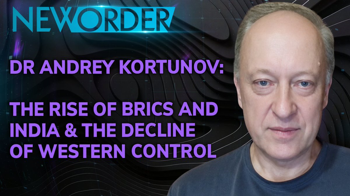 🚨NEW EPISODE OF NEW ORDER 🌐 India Has Become a Truly GLOBAL POWER, the Time has Come to STRENGTHEN BRICS—Dr. Andrey Kortunov How has India🇮🇳 managed to make itself a global power with an independent foreign policy? Why is the upcoming BRICS Summit in New Delhi of great importance for the future of the bloc? What is the state of US power after the war on Iran? We discuss all this and more with Dr. Andrey Kortunov, Political Analyst at the Valdai International Discussion Club.