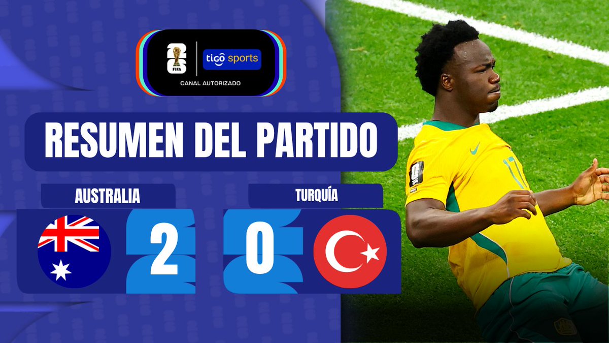 ▶️Reviví los goles de la victoria de Australia ante Turquía (2-0), por el Grupo D del Mundial 2026. ⚽️Néstor Irankunda y Connor Metcalfe marcaron para los Canguros, que en la próxima fecha enfrentará a Estados Unidos. #CopaMundialFIFA