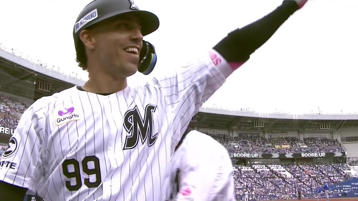 夢花火が打ち上がる これがマリーンズの主将 キャプテン・ソト 古巣相手に2ホーマー ⚾️ロッテ×DeNA #chibalotte #だったらDAZN