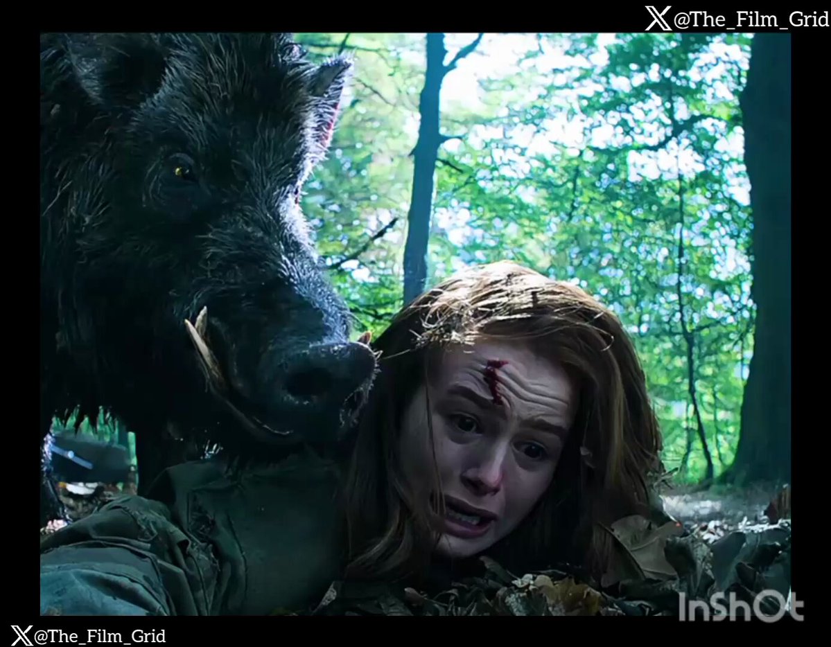 How this girl calmly defeated a giant Boar that attacked her needs to be studied 💯🎬