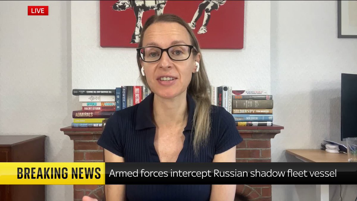 BREAKING: Royal Marine commandos and specially trained law enforcement officers from the National Crime Agency boarded a sanctioned Russian oil tanker in the English Channel. Sky's security and defence editor Deborah Haynes has more details 🔗Read more: