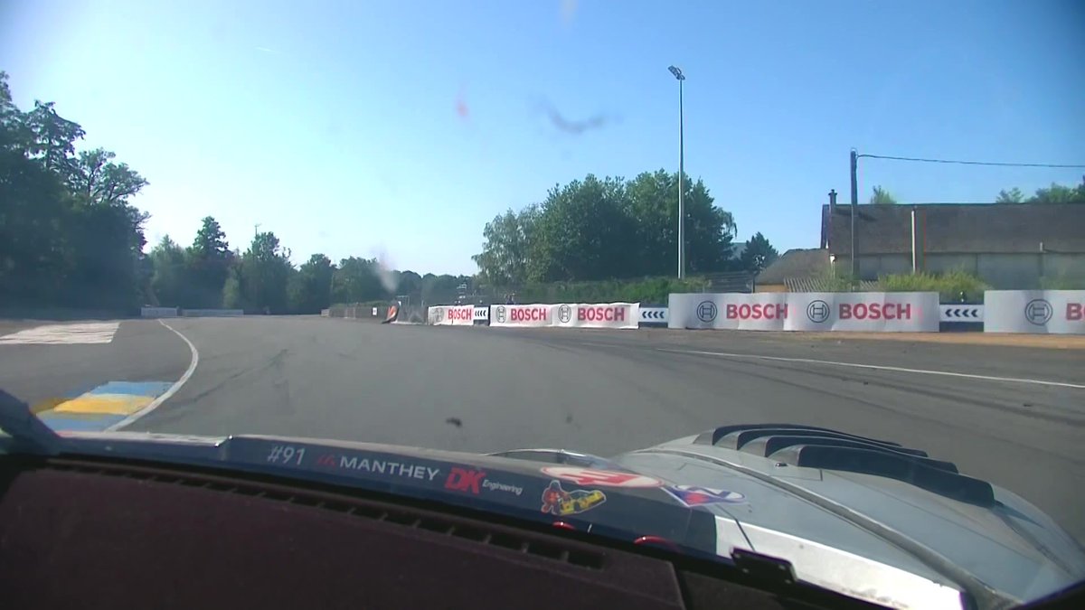 SAFETY CAR IS OUT! 🚨 Huge off for the #91 MANTHEY DK ENGINEERING Porsche! The Safety Car has been deployed immediately. Watch live at #LeMans24 #WEC