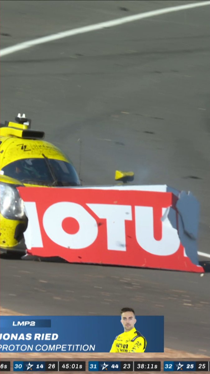 Interesting new front wing design at the 24 Hours of Le Mans 😅