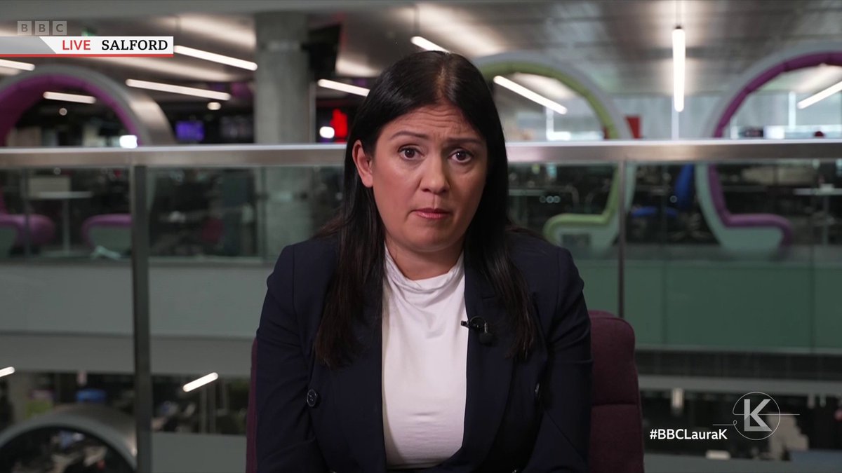 "There hasn’t been enough in the way of [social media] regulation” Culture Secretary Lisa Nandy says the responses to the government’s consultation on social media were “overwhelmingly” in favour of a ban for under-16s #BBCLauraK