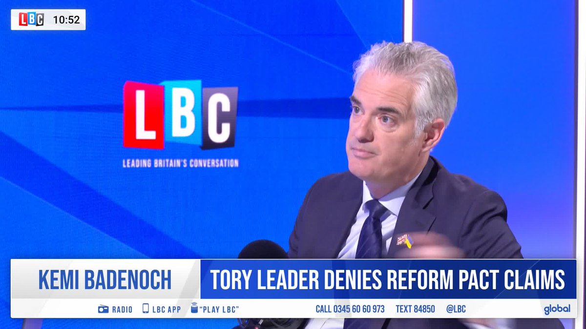 ‘I question where Farage stands on the Russian threat.’ Tory MP James Cartlidge tells @Lewis_Goodall why his party wouldn’t do a coalition deal with Reform.