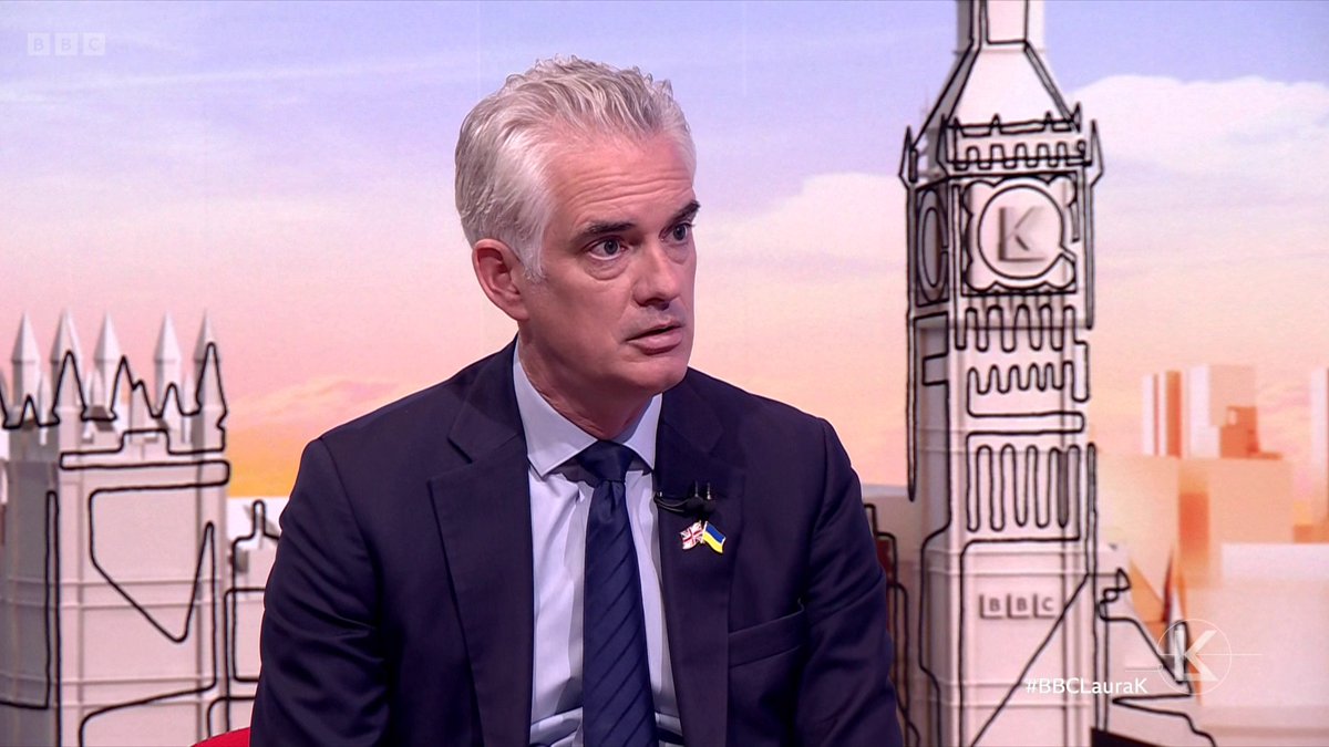 "I don’t have every aspect of [spending 3% of GDP on defence]” Shadow defence secretary James Cartlidge admits his party have not said how they would fund an increase in spending but that they have shown they are "willing to cut welfare" #BBCLauraK