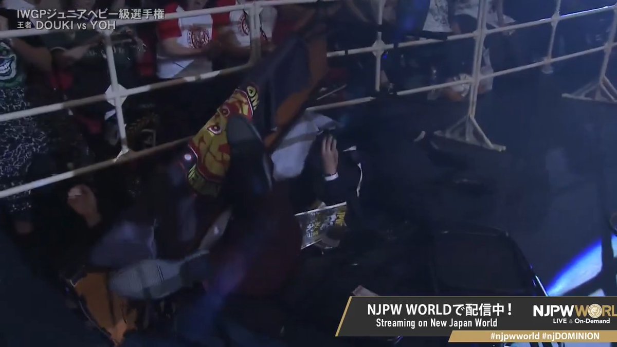 YOH "阿部誠 &amp; 渡辺大星/新日本プロレス リングアナウンサー poor🥹" From the profile URL #njpwworld #njDOMINION