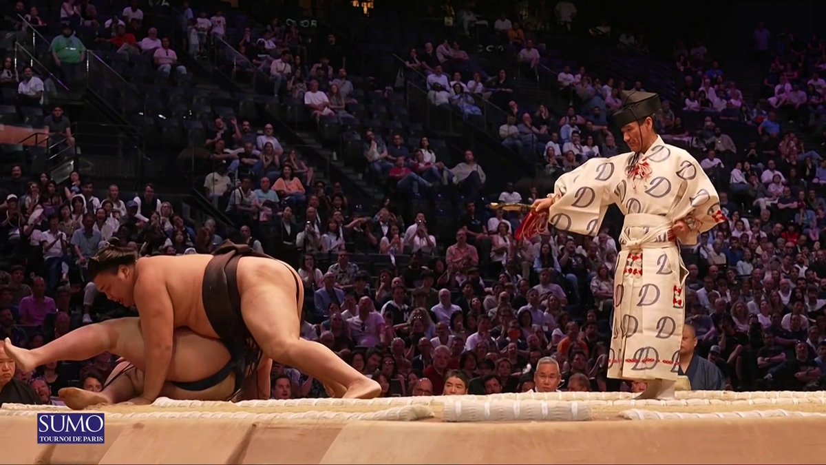 🇫🇷🇯🇵 FLASH | Le Tournoi de Paris de Sumo a pris place ce week-end, à l’Accor Arena. La grande finale aura lieu aujourd’hui.