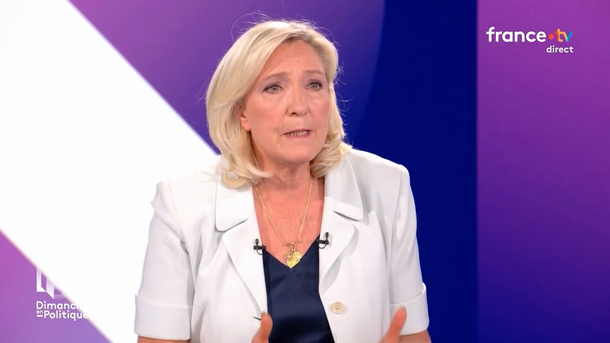 Avec Jordan Bardella, nous formons un binôme. Si je suis candidate, il sera mon Premier ministre. Aujourd'hui, nous avons plus que jamais la possibilité de gagner l'élection présidentielle. Nous sommes aussi les seuls à pouvoir obtenir une majorité absolue à l'Assemblée nationale.