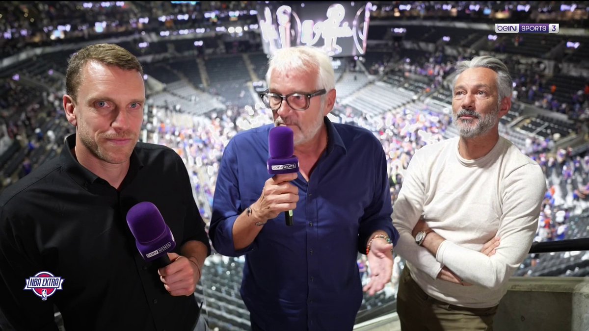 🏀 #NBAExtra 🇺🇸 Notre trio d'envoyés spéciaux Jacques Monclar, Remi Reverchon et Xavier Vaution analysent le titre des Knicks depuis San Antonio !