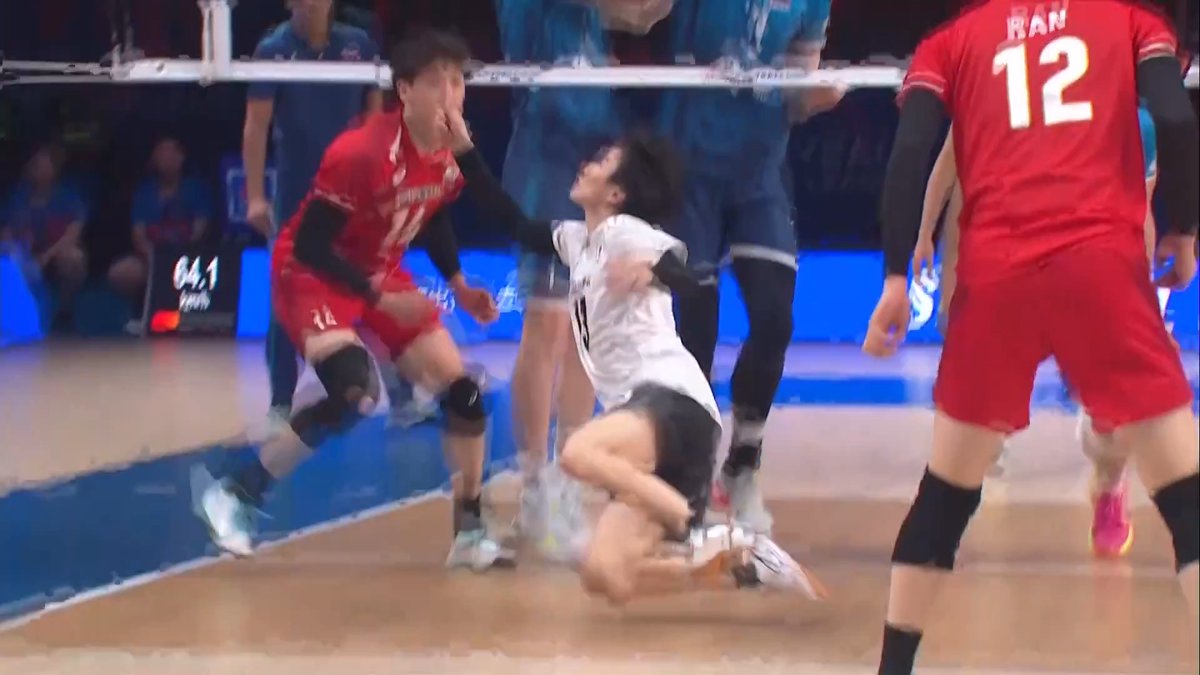 ═════════════ 🏐#ネーションズリーグ 男子🏐 📺BS-TBS放送中📺 ═════════════ 【中国ラウンド 第4戦】 🇯🇵日本 ㉕ 0️⃣ 🇸🇮スロベニア ㉗ 1️⃣ #小川智大 選手❗️守護神の抜群のカバー💫 第1セットから接戦ながらスロベニアが第1セット先取🙌 #VNL2026