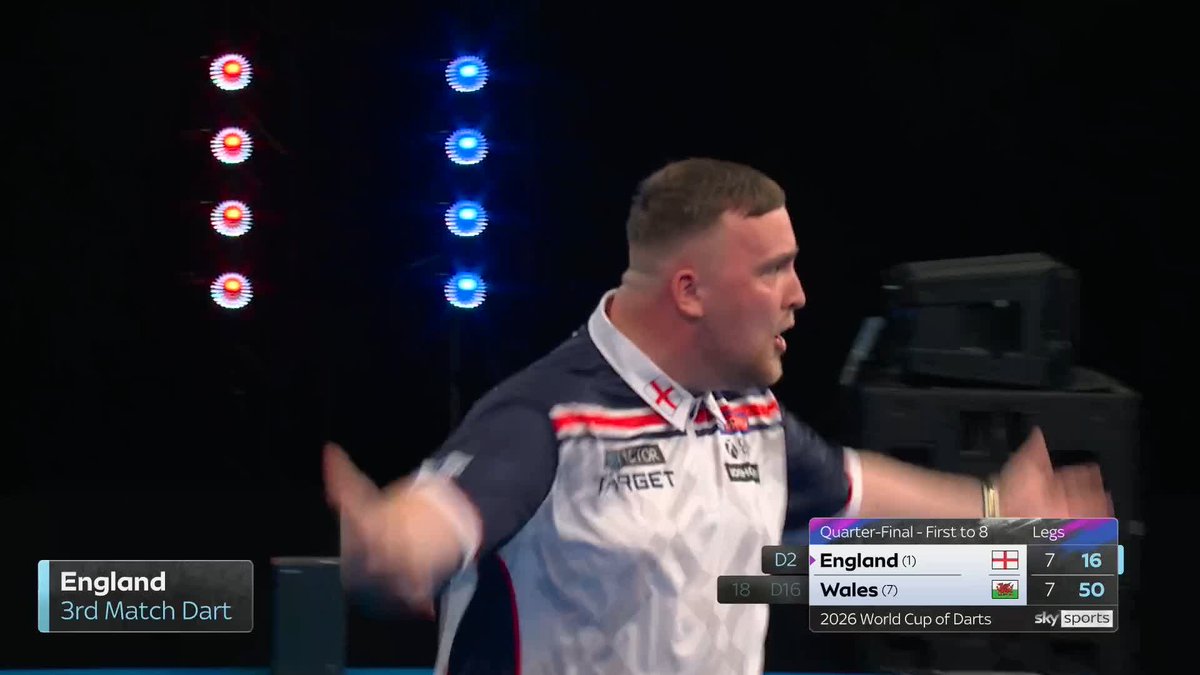 ENGLAND WIN A THRILLER! 🔥 We have just seen one of the best World Cup of Darts matches ever! England prevail against Wales in a dramatic last-leg decider, as they book their place in the semi-final in Frankfurt! 📺 #WCOD26