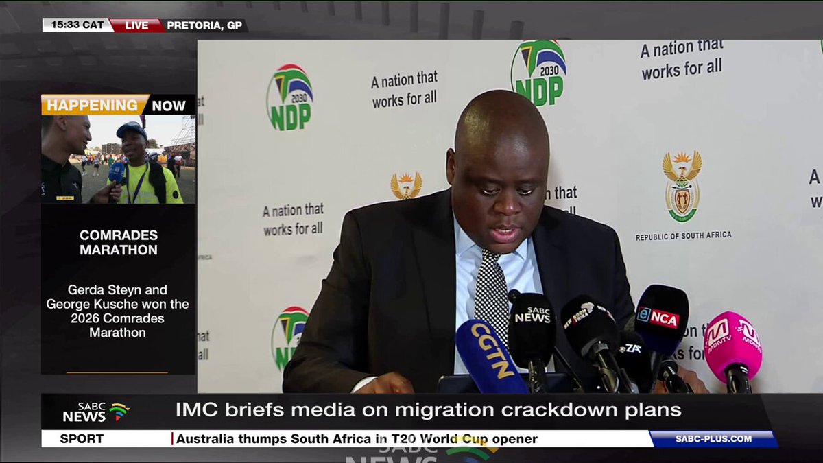 WATCH | Deputy Minister of Home Affairs Njabulo Nzuza says that about 1,000 Malawian nationals camped outside Sherwood Hall in Durban have been processed and verified, and all were found to be in the country illegally.