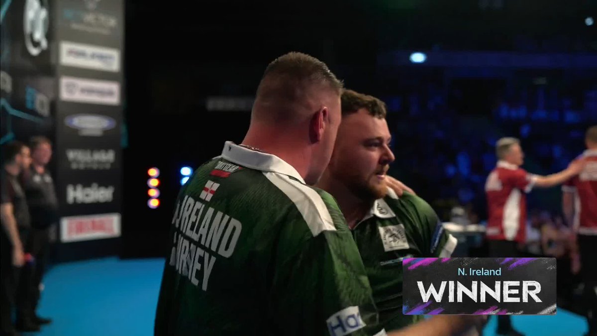 YOU CANNOT MAKE THIS UP! What have we just seen! 🔥 Frankfurt keeps on producing classics! Josh Rock pins a scintillating 144 checkout to beat Latvia in a brutal last-leg decider! 📺 #WCOD26