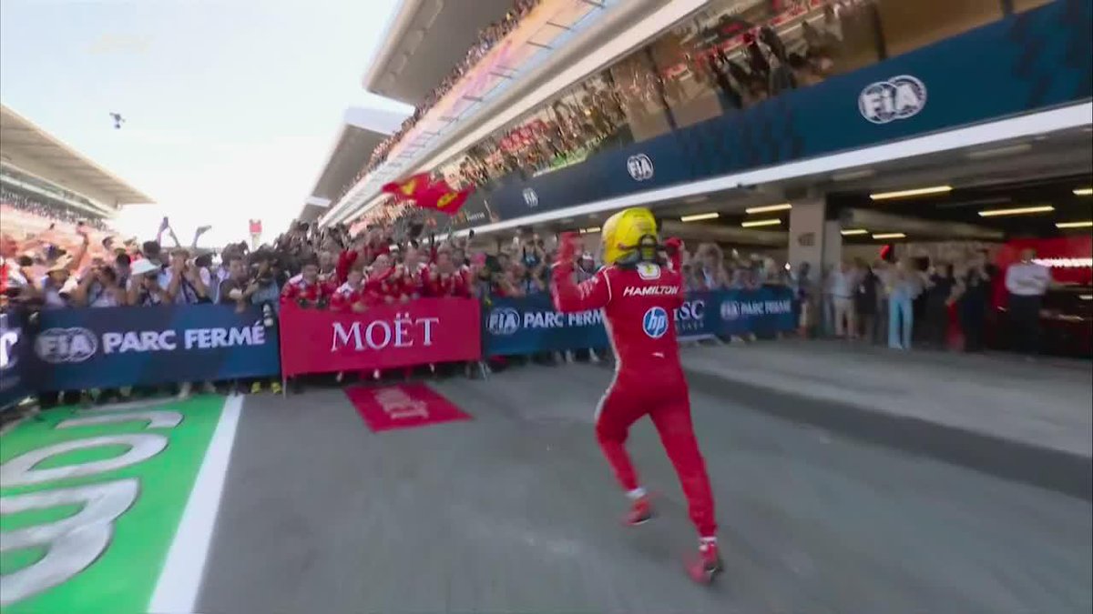 ¡LEWIS, LEWIS, LEWIS! ¡FELICIDAD TOTAL DE HAMILTON Y DE FERRARI POR LA VICTORIA DEL BRITÁNICO EN BARCELONA! 📺 #BarcelonaGP | Toda la temporada de #F1 por #DisneyPlus Plan Premium
