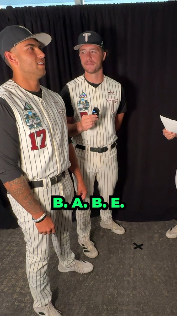 Let's play: Is this Jabe or Babe Ruth? 🎮 Troy Baseball ⚔️ test their Jabe Ruth knowledge 🤔 #MCWS