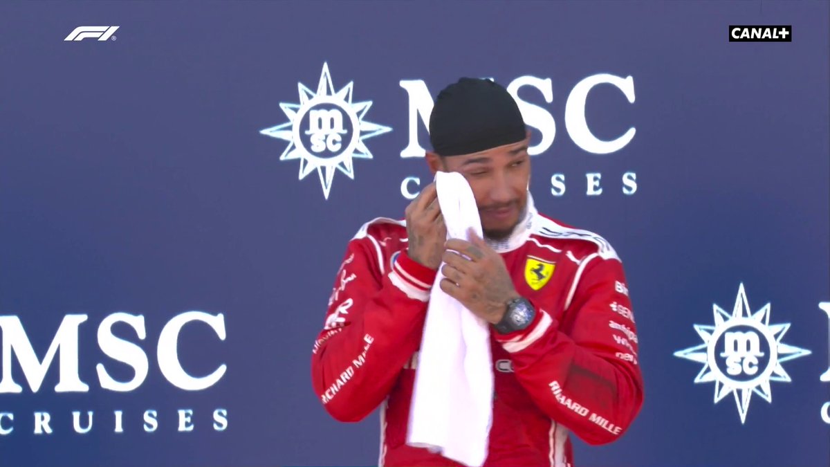 Lewis Hamilton fait résonner l'hymne italien à Barcelone 🤩🇮🇹 #BarcelonaGP #F1