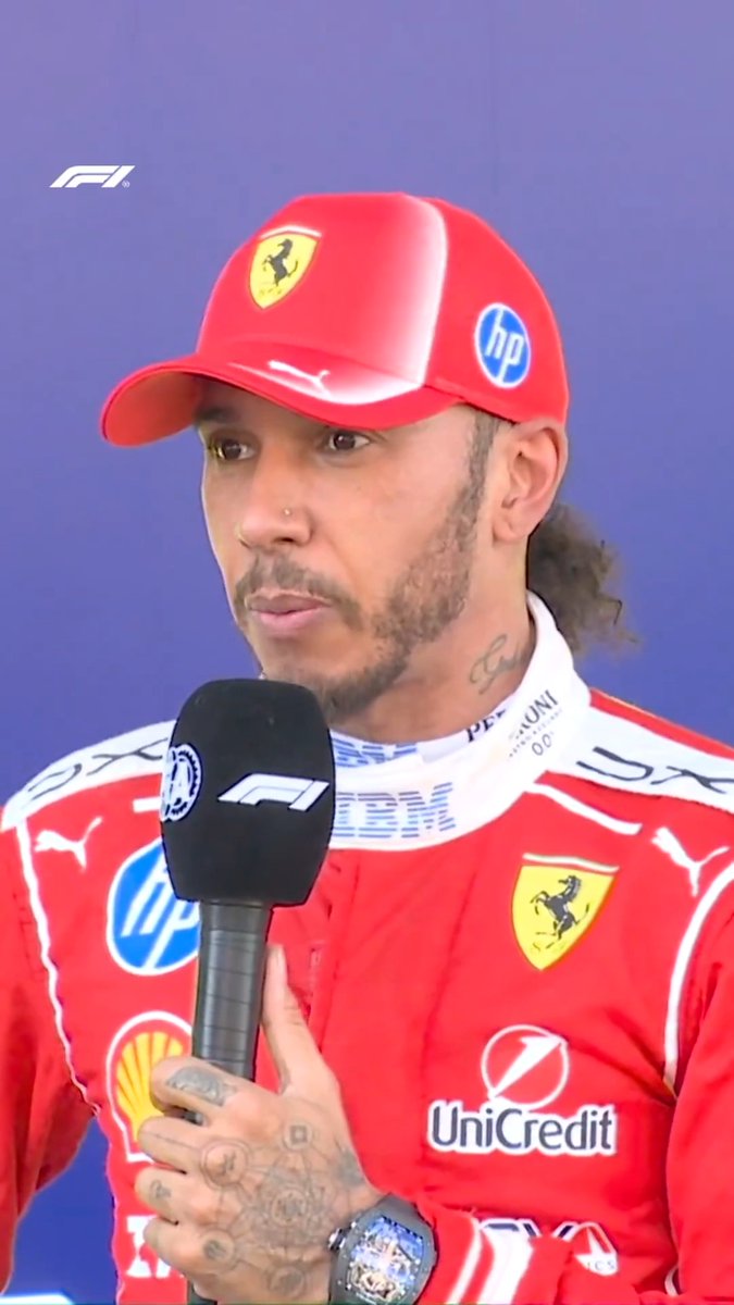 "We never gave up hope" Lewis reacts to his first win with Scuderia Ferrari HP #F1 #BarcelonaGP