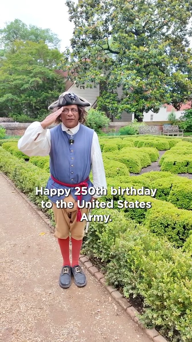 #OnThisDay in 1775, the United States Army was formed. 🎂 A special message from Retired Sargent First Class, Donald Francisco.