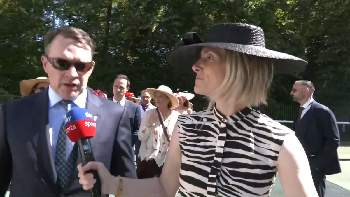"She's an unbelievable filly!" ❤️ After saluting those behind the scenes at Ballydoyle, Aidan O'Brien assesses Diamond Necklace's French Oaks win...
