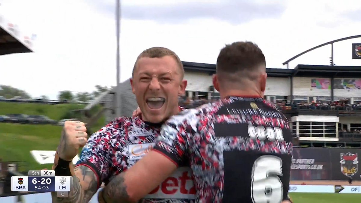Record-breaker 🤯 Josh Charnley has overtaken Ryan Hall as #SuperLeague's all-time top try scorer 👏