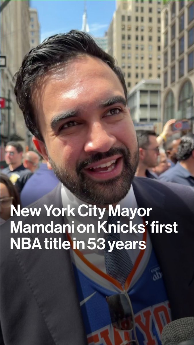 The New York Knicks ended one of the longest championship droughts in the NBA, bringing relief to their long-suffering fans. New York Mayor Zohran Mamdani discusses the "incredible" win and the upcoming ticker tape parade
