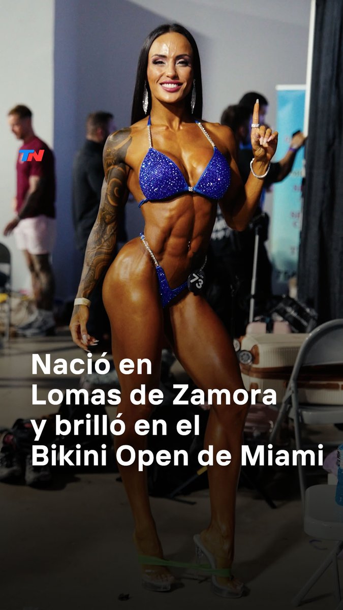 🏋️♀️"PARA MÍ, ESTO ES UN ESTILO DE VIDA" I Nació en Lomas de Zamora y brilló en el Bikini Open de Miami: “Me cansé de ser flaca y quise ser fuerte”.
