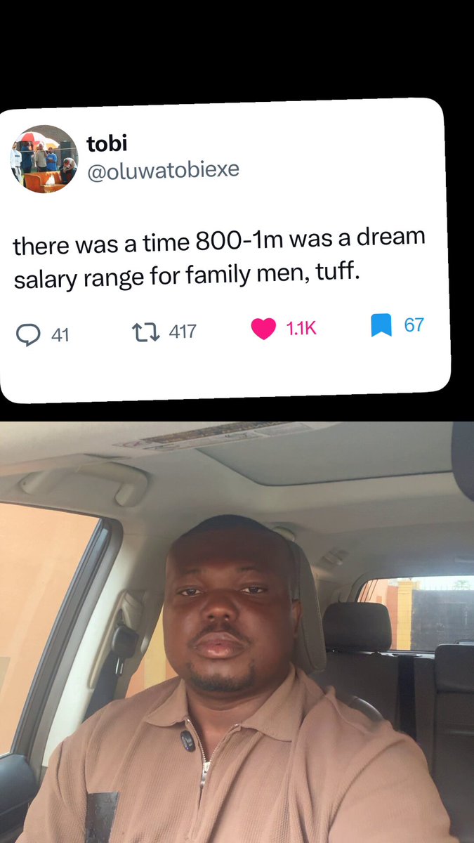 This is no longer a joking matter. Before when I was still in college 1m used to be a very big fund. With 1m you can start a building project and feed comfortably but now 1m can’t even solve a month problem. God help us all