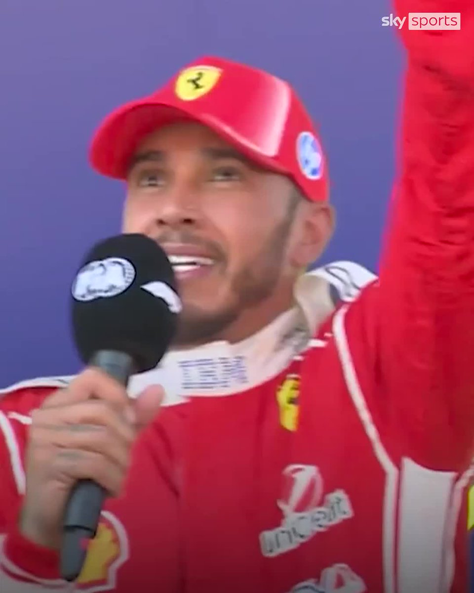 What a day for Lewis Hamilton! 🙌
