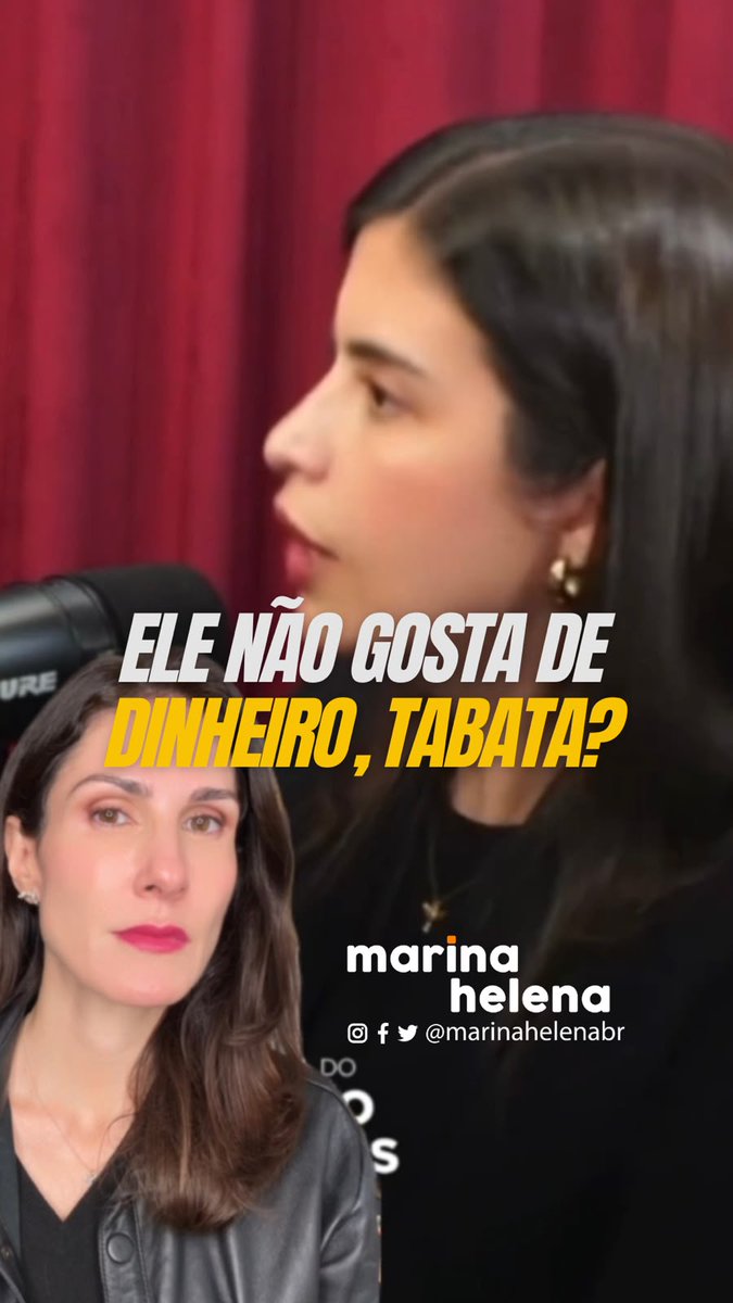 Ele não entrou na política para ganhar dinheiro, Tabata?