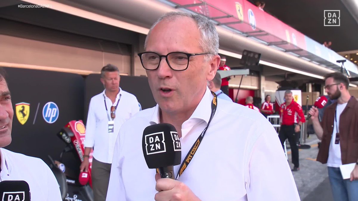 🗣️ Stefano Domenicali: "Fernando es un campeón que nunca se rinde. Necesita un coche que muestre su talento" #BarcelonaDAZNF1 🇪🇸