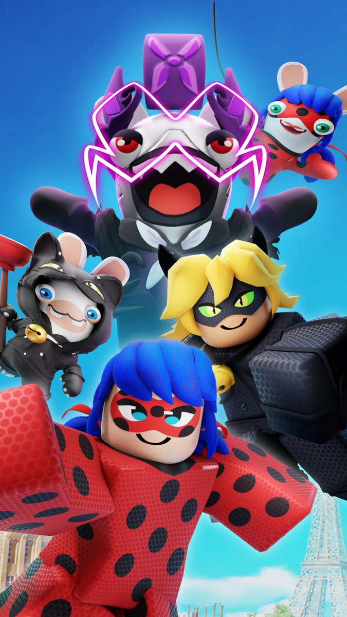🐞 Miraculous x Rabbids: Play now on Roblox! 🐰 Rabbids Ubisoft #Miraculous #Rabbids #Roblox