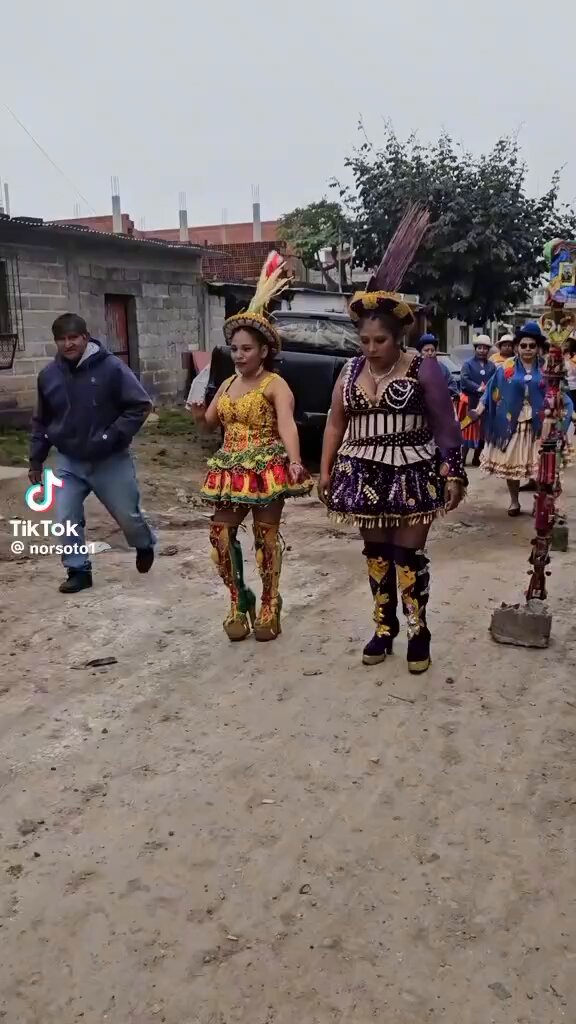 ARGENBOLIVIA. CHILE, PERU, BRASIL Y PARAGUAY NO DEJAN ENTRAR A BOLIVIANOS. ENTONCES, TODOS VIENEN A LA ARGENTINA.🤦‍♂️ CUANDO COLONIZAN UN BARRIO EN ARGENTINA O TOMAN POSESION DE UN TERRITORIO, DANZAN Y AGRADECEN A SU PATRONA👇