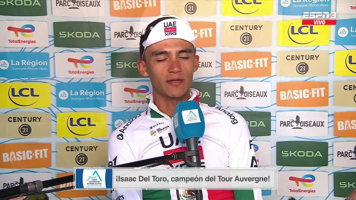 🗣️ "ESTOY ANONADADO" 🥹 Créelo, Torito. Eres el primer mexicano en la historia que gana el Tour Auvergne Rhone-Alpes.