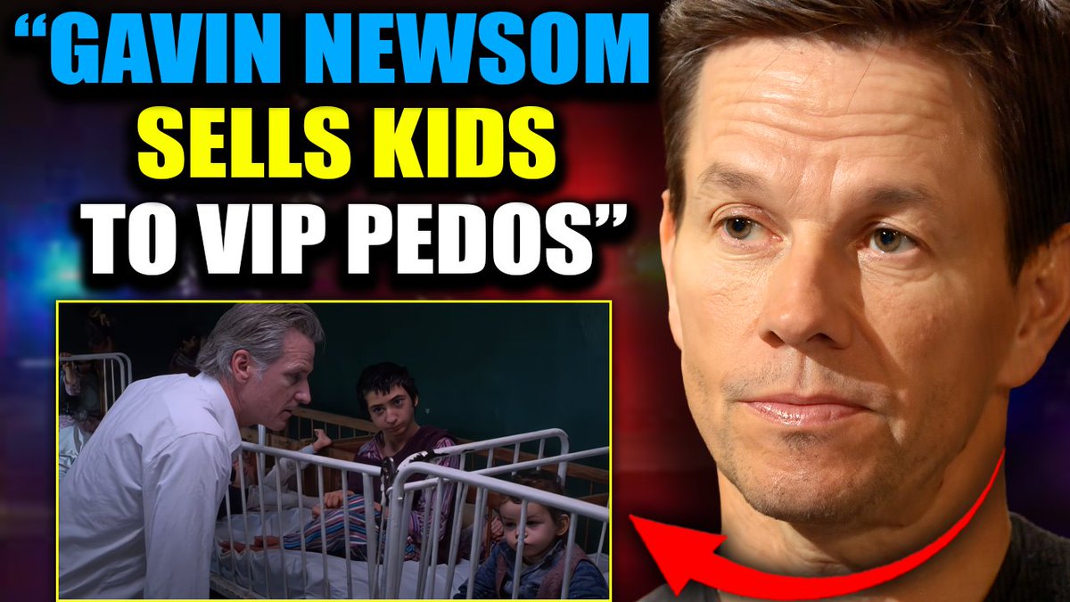 Mark Wahlberg: Gavin Newsom 'Raked in Millions Selling Foster Kids' to Hollywood Pedophiles Mark Wahlberg walked into church on Sunday and dropped a goddamn nuclear bomb on the Hollywood and Washington elite. He said Gavin Newsom is known as the Adrenochrome Governor. He accused him of making millions trafficking foster children straight into the hands of Hollywood pedophiles.