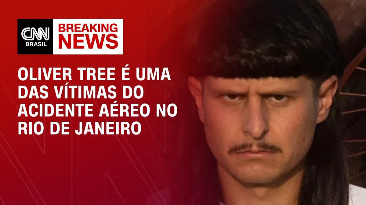 Cantor Oliver Tree é um dos mortos em acidente aéreo no Rio; assista #AgoraCNN