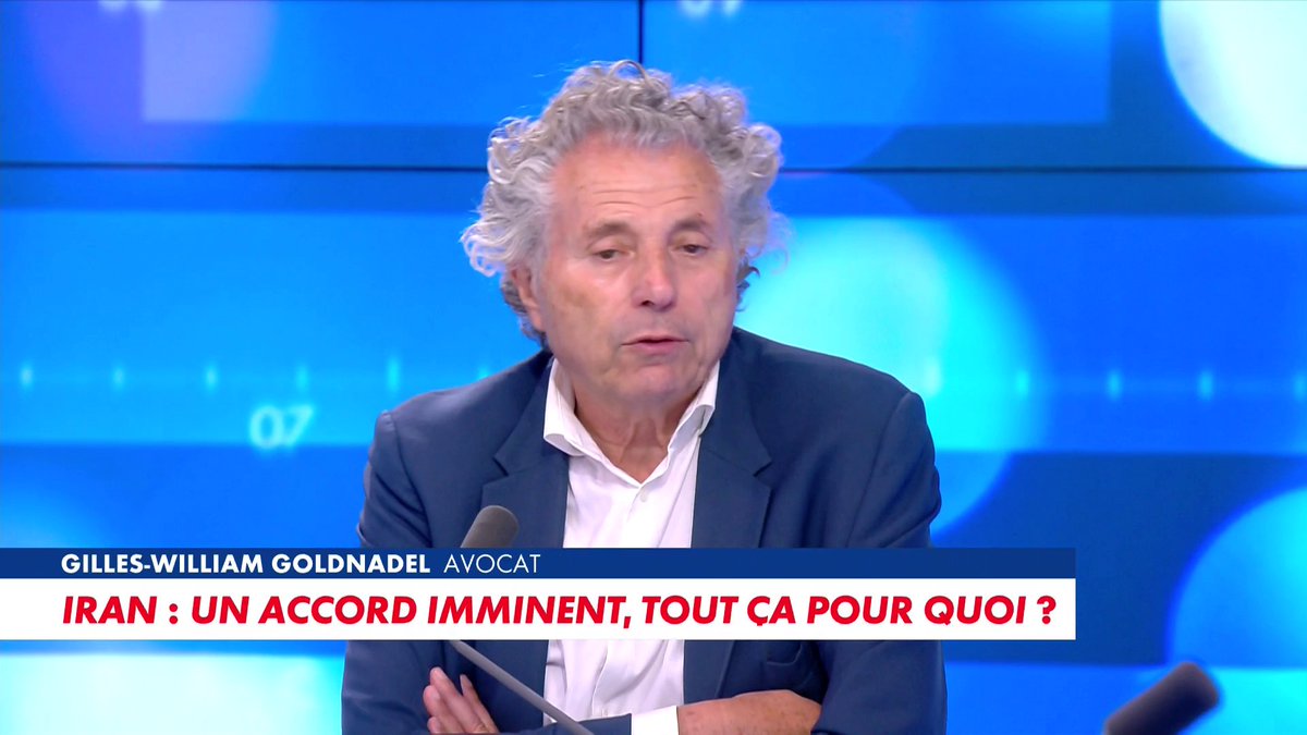 États-Unis/Iran : «Si l’accord est signé, il va ressembler à une capitulation», s’inquiète Gilles-William Goldnadel, dans #FaceaFace Toute l'info est à retrouver sur