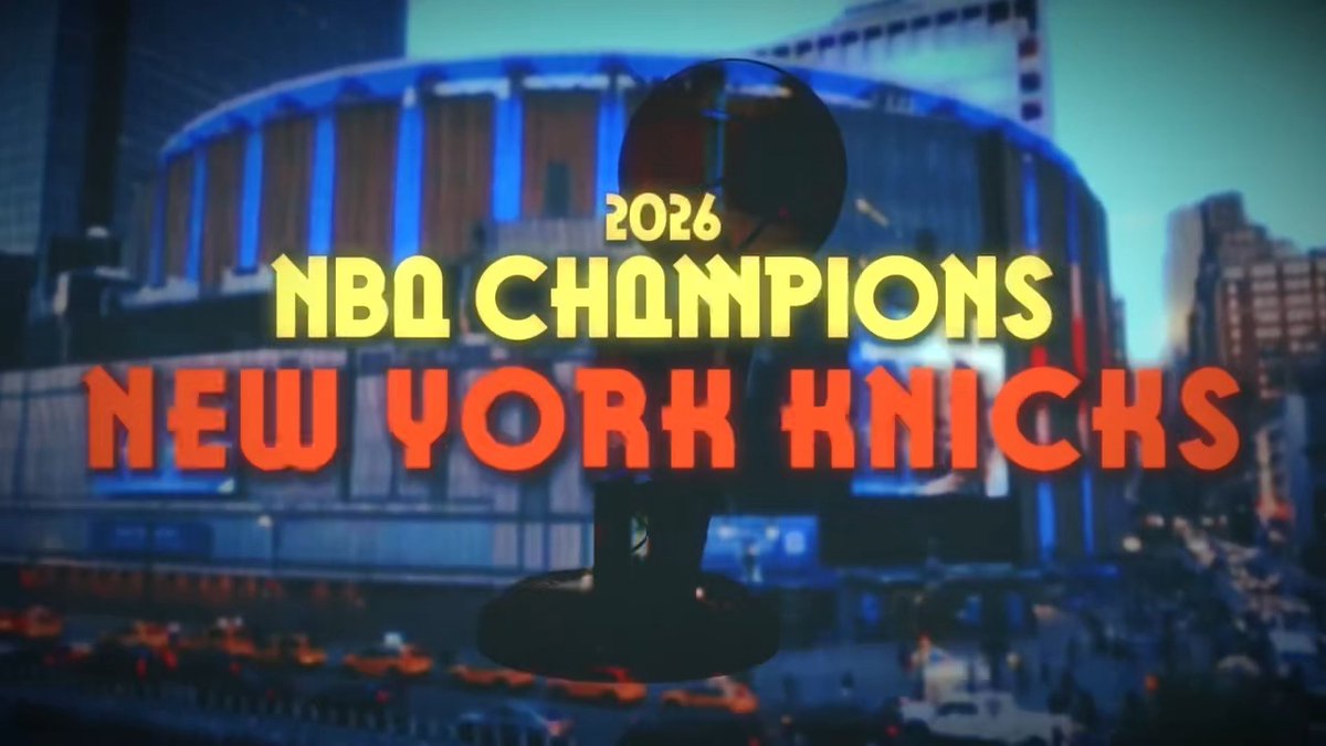 The title of their dreams, for the city that never slept on them 🔥 #nbafinals