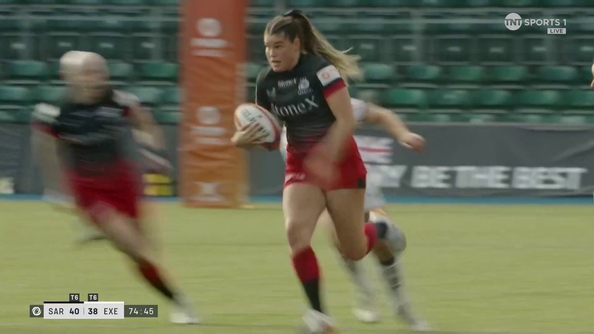 WHO ELSE BUT JESS BREACH 😱🔥 A HUGE SCORE FOR @saracenswomen 😮💨 📺 Stream TNT Sports with HBO Max