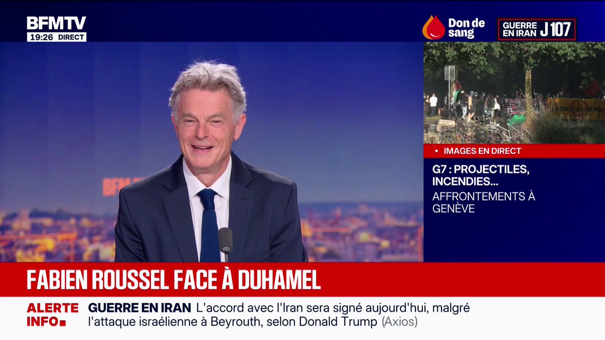 "Il y a toute la justification et l'utilité de la voix que nous pourrions porter demain dans l'élection présidentielle", explique Fabien Roussel (PCF)