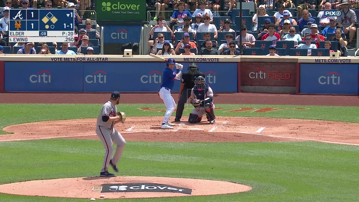 Two runs come home with an AJ Ewing line drive and throw that hit the pole by Mike Yastrzemski!