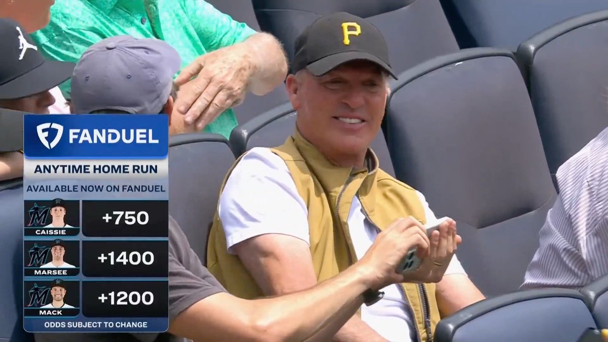 Batman is at PNC Park for today's Pirates game 👀 (📺: Peacock)