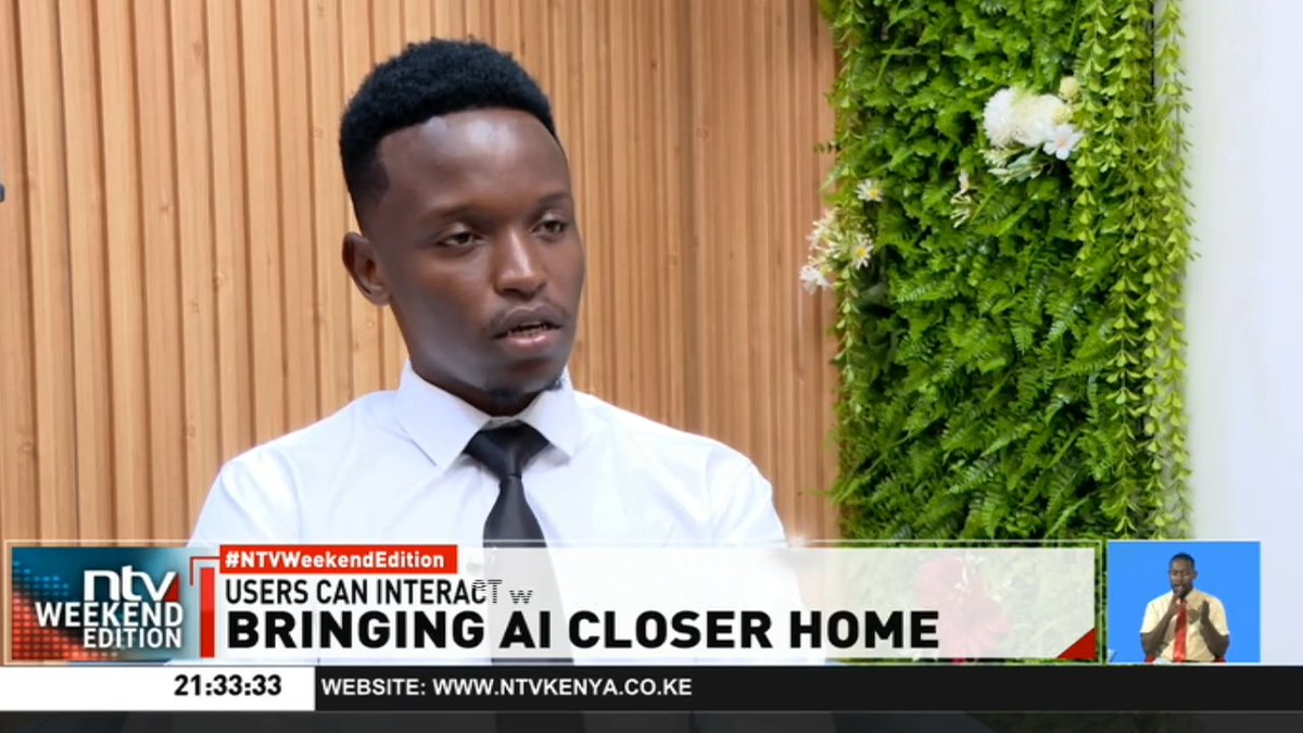 Bringing AI Closer Home: A 26-year-old tech enthusiast is on a journey to innovate an AI model where users can interact with the model in their local dialects. But Raphael Kamau aims to transform different sectors and lighten the burden of communication. #NTVWeekendEdition