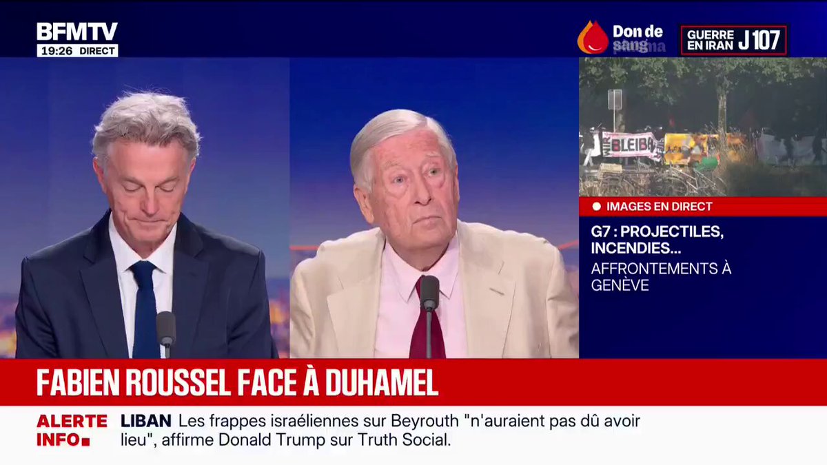🛑 " En 2022, c'est Jean-Luc Mélenchon qui m'a fait les poches. Ceux qui ont voté pour moi n'auraient pas voté pour lui" Roussel explique calmement qu’il a fait perdre la gauche en 2022 et revendique l’envie de recommencer en 2027.