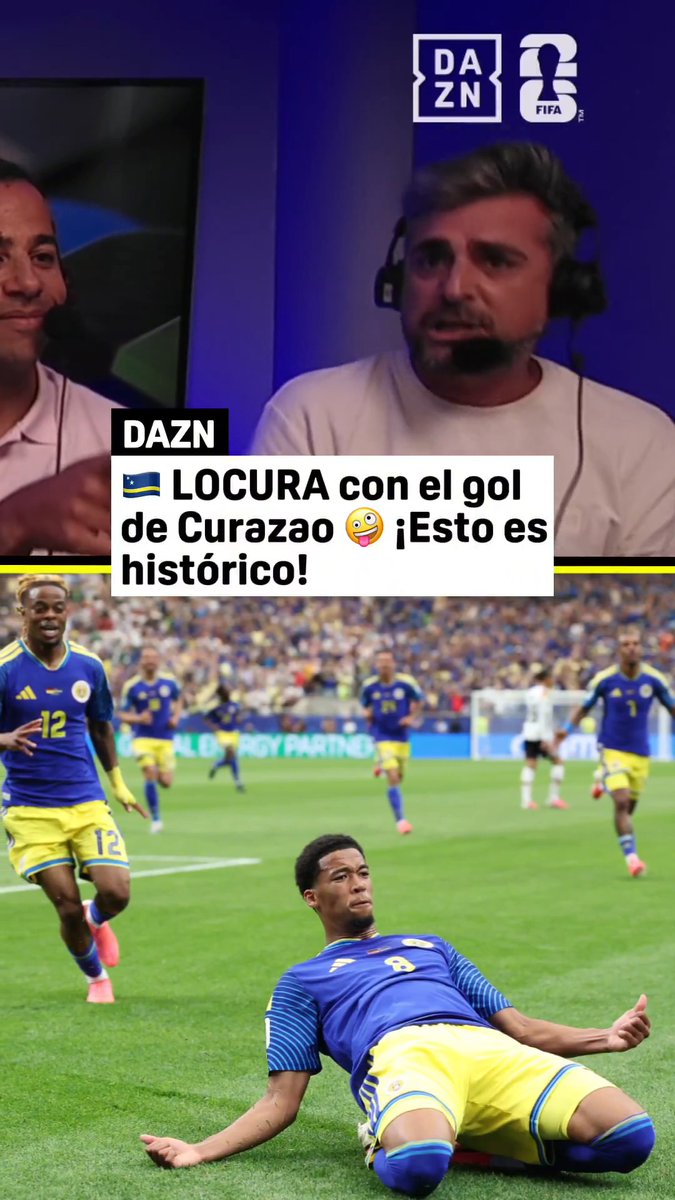 La narración de José Sanchís del primer gol de Curazao en una Copa del Mundo es BRUTAL. Historia.