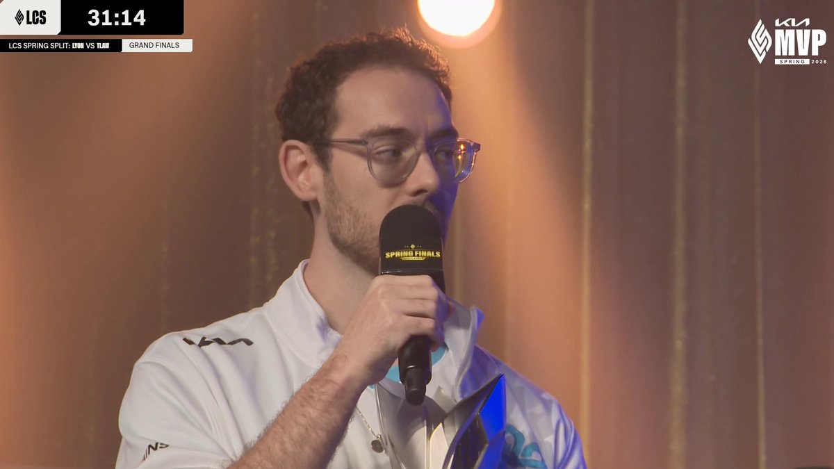 "I've considered myself one of the greats for a while... So it's nice to have this by my name." Congratulations once again to the 2026 #LCS Spring Split Kia MVP, Vulcan 👏